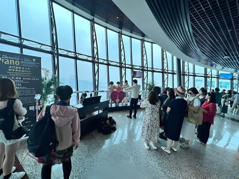 Macau: Macau Tower Observation Deck Ticket - Macau Tower from the ground up