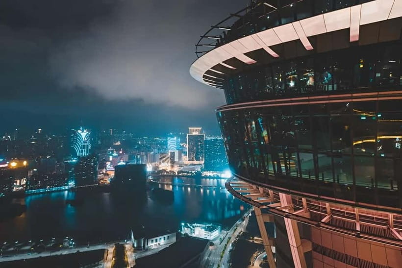 Macau: Macau Tower Observation Deck Ticket - Level 58: the indoor observation lounge at 233 meters