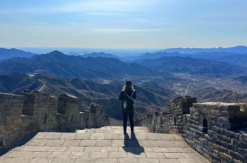 Mutianyu Great Wall 5-KM Guided Hike with Uphill Cable Car - The cable car to Tower 14