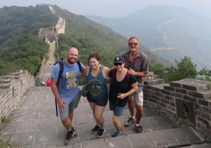 Mutianyu Great Wall 5-KM Guided Hike with Uphill Cable Car - The climb toward Tower 20