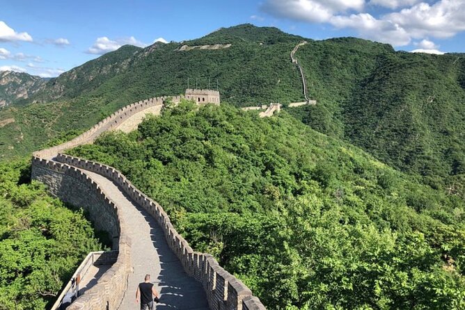 Mutianyu Great Wall Ticket with Driver Service - Exploring at your own pace on the wall