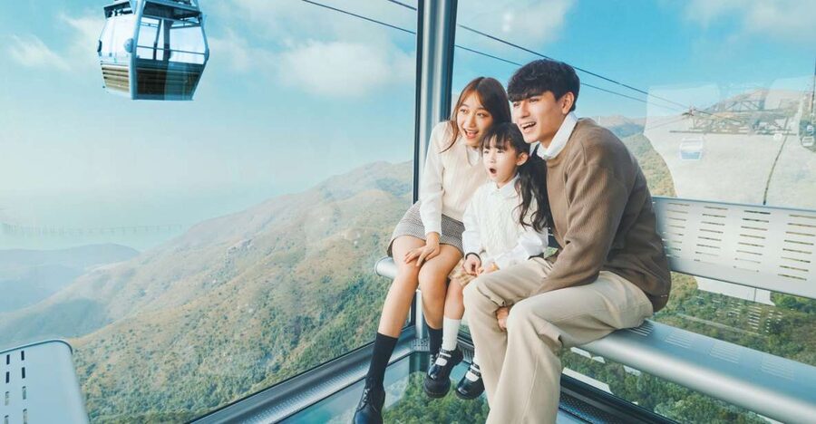 Ngong Ping 360: Cable Car Return Tickets & Combos - The cable car route from Tung Chung to Ngong Ping