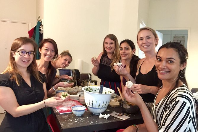 Organic Chinese Dumpling Class with Market Walk - From filling to wrapper in a café kitchen
