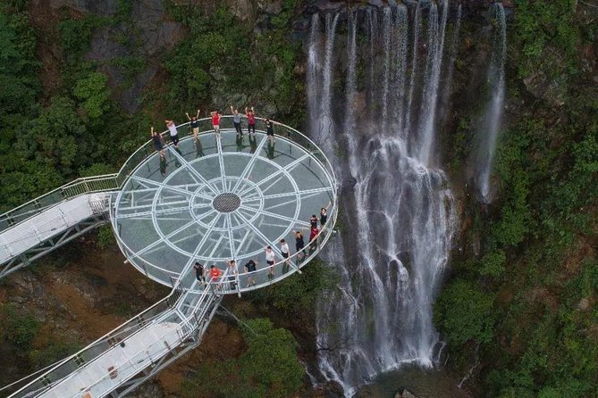 Private Day Tour to Gulong Canyon Glass Bridge from Guangzhou - Nine Waterfalls and the first uphill stretch