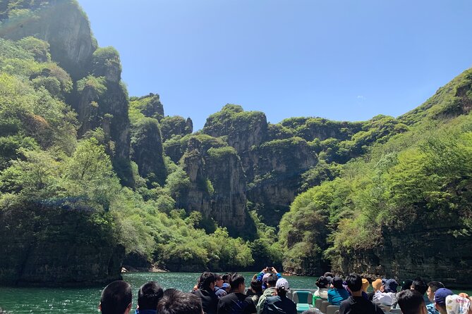 Private Day Tour to Longqing Gorge with Boat Ride and Cable Car from Beijing - Taking the cable car to the Immortal Taoist Temple