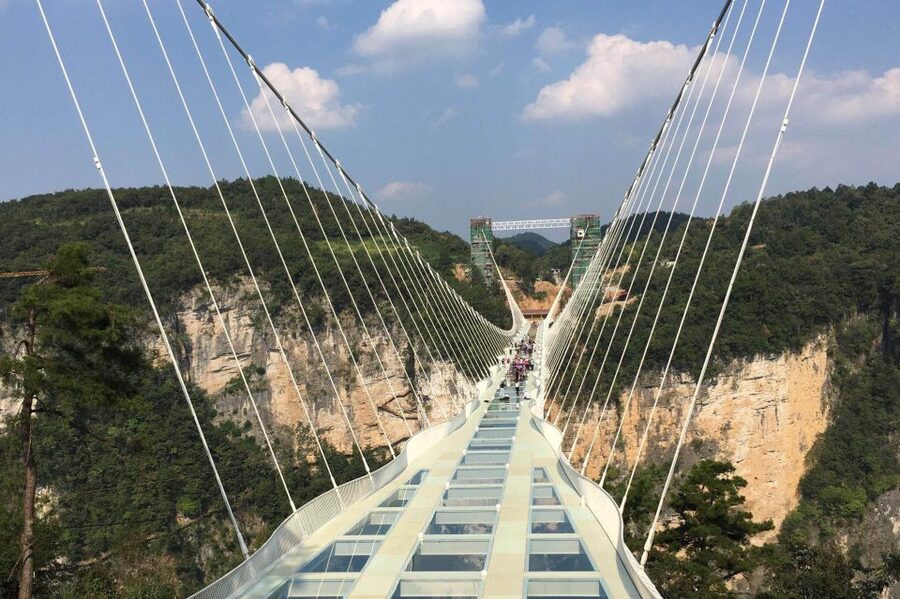 Private Day Tour to Tianmen mountain & Sky walk&Glass Bridge - Zhangjiajie Glass Bridge at 375 meters