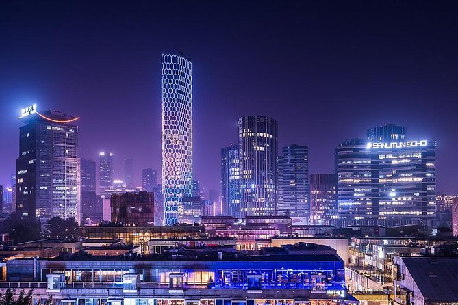 Private Night Sightseeing Tour of Beijing - Olympic Park: the Bird’s Nest and Water Cube under lights
