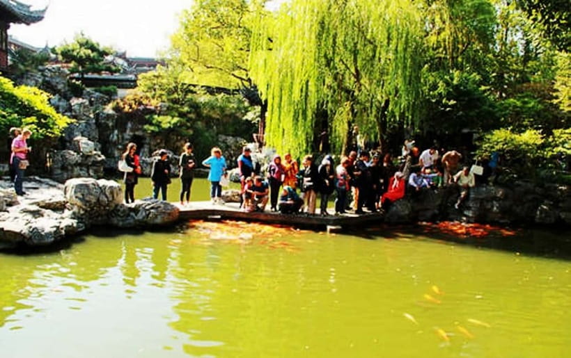 Private Shanghai Full Day City Tour with Old &New Highlights - Yu Garden and the Old Town: ponds, rockeries, and market streets