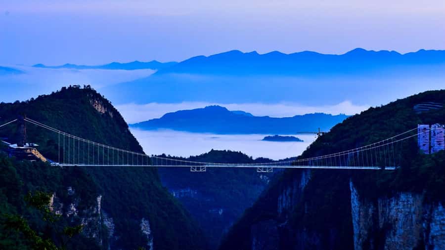 Private VIP Zhangjiajie Tianmen Mountain Day Tour - The East Route Glass Walkway and Yu Hu Peak