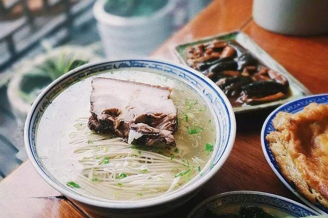 Secret Noodle and Wonton in Shanghai Alleyways with Local Beer - Changle Road, a short walk between meals