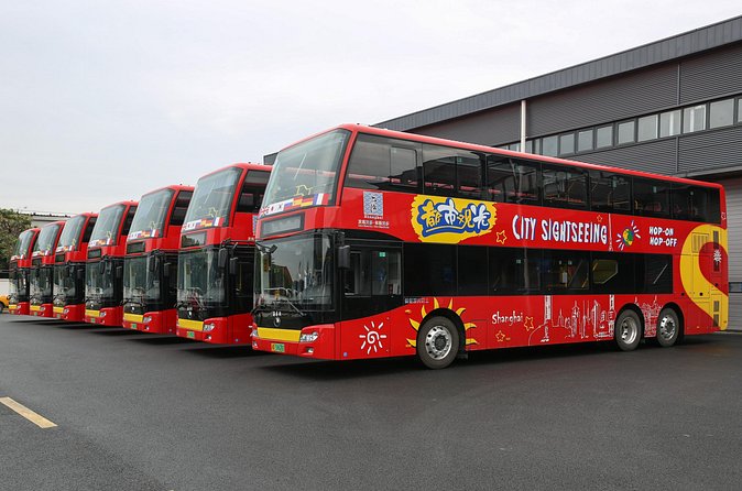 Shanghai City Sightseeing Bus Hop On Hop Off City Tour - Audio guides, comfort, and the boarding details