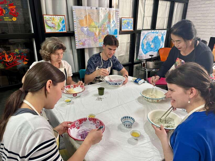 Shanghai-Cooking Dumpling & Meal in Local Family-w/Vegan - The 40-minute meal is the second half of the experience