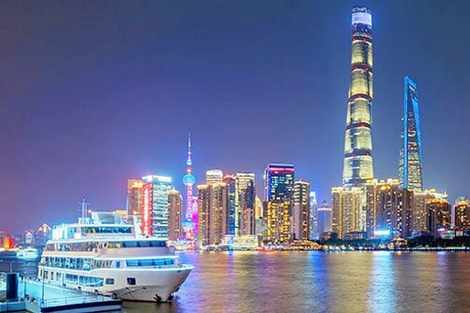 Shanghai Evening Tour: Huangpu River Cruise and Street Food - Three Shanghai Icons in One Four-Hour Evening