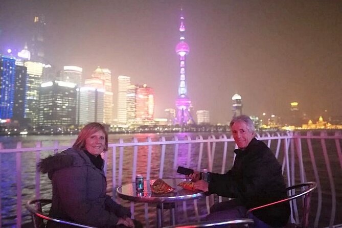 Shanghai Evening Tour: Huangpu River Cruise and Street Food - Starting With Shanghai Street Food on Fuzhou Road