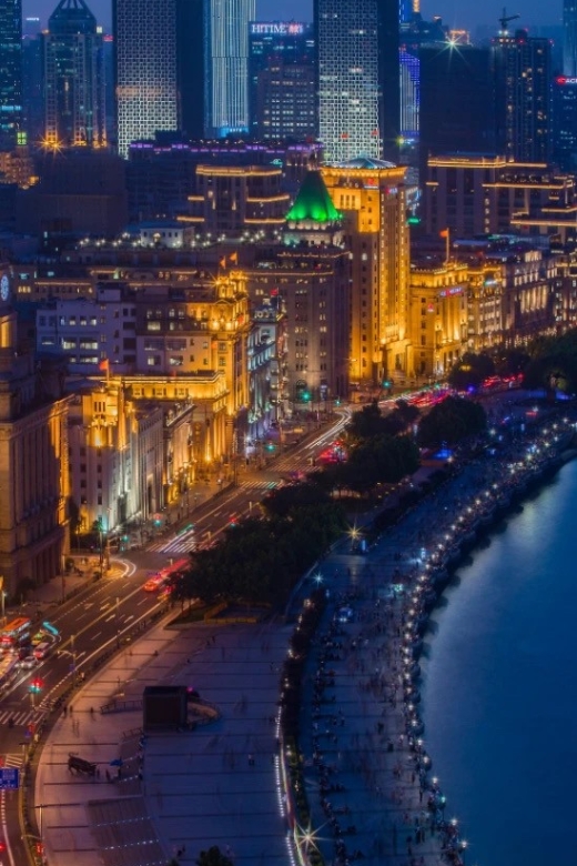 Shanghai: Night River Cruise Tour with Xinjiang Style Dining - The Bund and Pudong from the water