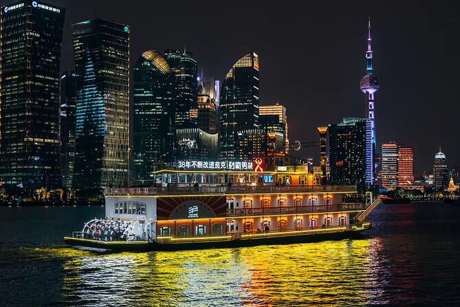 Shanghai Night River Cruise Tour with Xinjiang Style Dining Experience - Starting at the Huangpu River cruise terminal