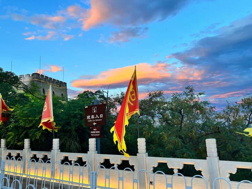 Sunset Glow at Mutianyu Great Wall Night Bus Tour+Ticket - Arriving at Mutianyu Scenic Area