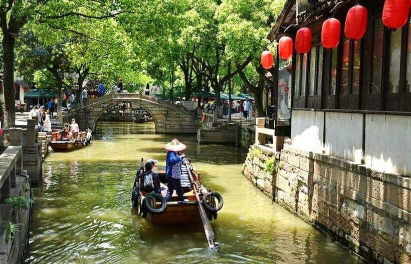 Suzhou and Tongli Water Town Private Day Trip from Shanghai - Shantang Old Street after the garden