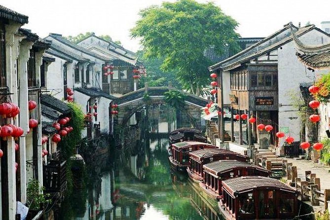 Suzhou and Zhujiajiao Water Town Private Customized Day Tour from Shanghai - Beisi Temple or a Suzhou silk factory