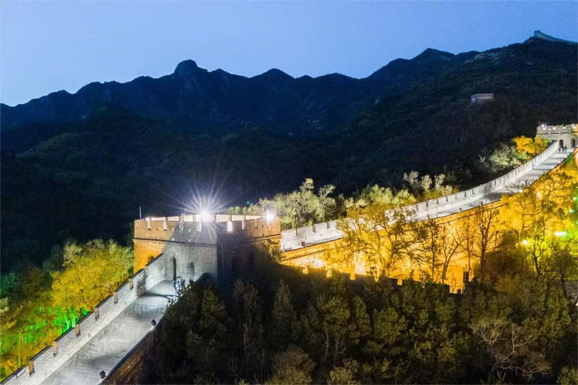 Twilight Glow at Badaling Great Wall Evening Bus Tour+Ticket - The light show and evening performances