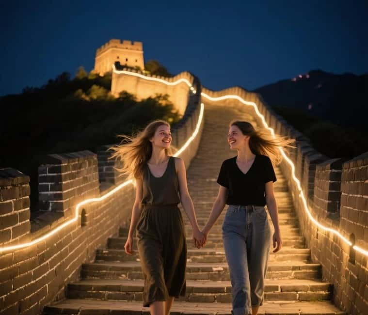 Twilight Glow at Mutianyu Great Wall Evening Bus Tour+Ticket - Arriving at Mutianyu and finding your way inside