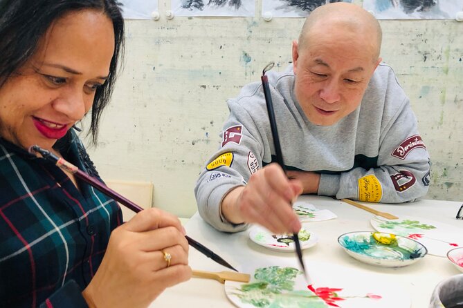 Water Color Class in Beijing - A welcome pause after crowded sightseeing