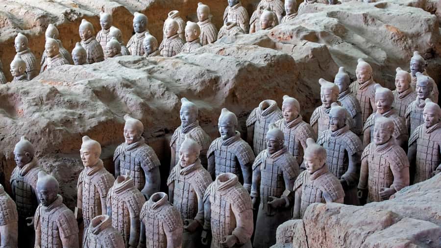 Xian: Bus Tour of Terracotta Warriors With Guide & Lunch - A Chinese lunch with vegetarian options