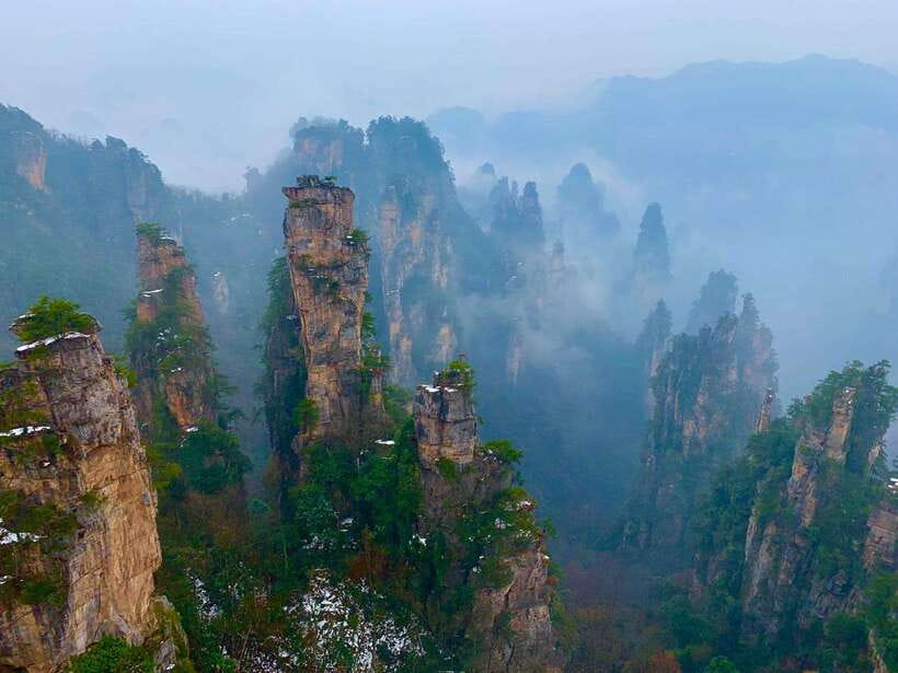 Zhangjiajie National Forest Park: Private Tour and Transport - Yuanjiajie and the pillars that inspired Avatar