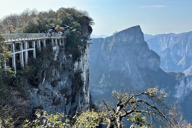 Zhangjiajie Tianmen Mountain Ticket Booking - Escalators through the mountain