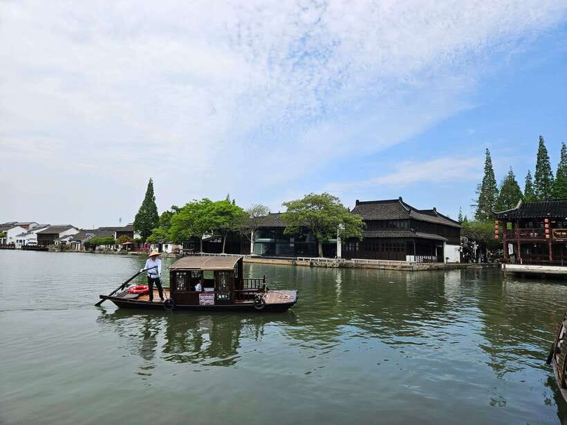 Zhujiajiao Water Village: Private Tour from Shanghai - Fangsheng Bridge and the old lanes